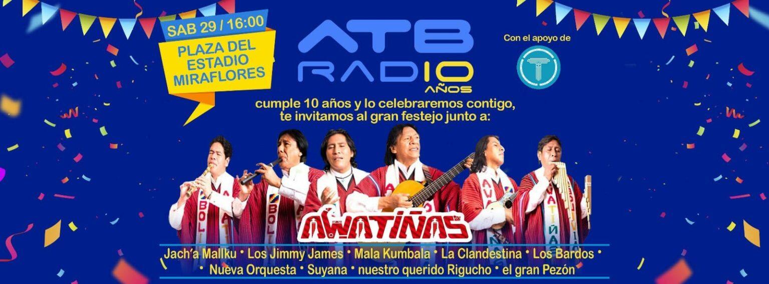 En vivo ATB Radio festeja sus 10 años ATB Digital