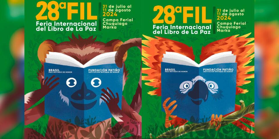 El artista Oscar Zalles es autor la imagen de la 28ª Feria Internacional del Libro de La Paz