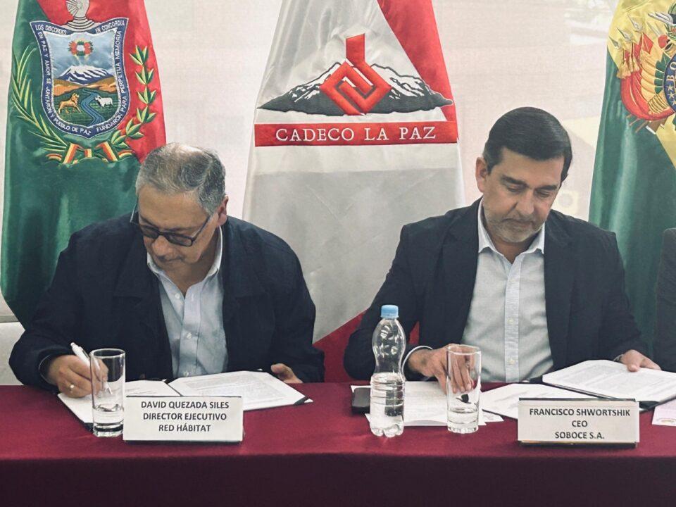 SOBOCE firma convenio interinstitucional con Red Hábitat para apoyar la capacitación de más de 700 mujeres constructoras