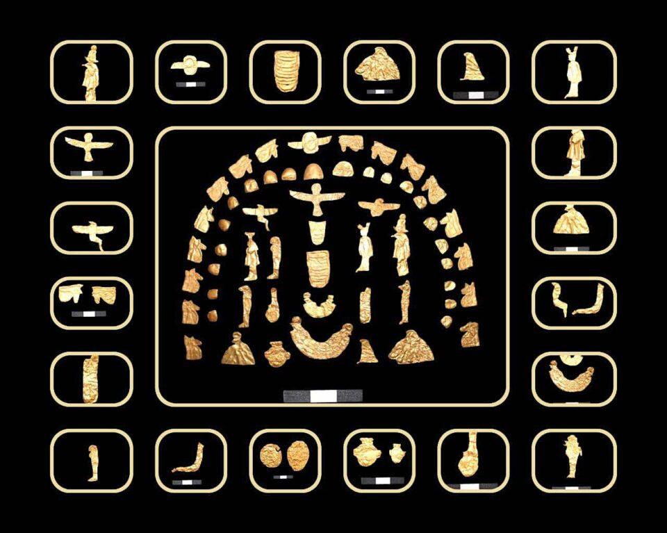 Descubren unas fabulosas láminas de oro en el interior de varias tumbas egipcias