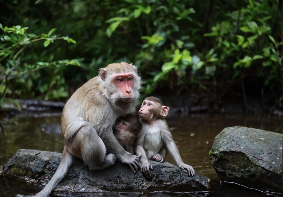 Descubierto un circuito cerebral que permite a primates detectar rostros en la periferia visual