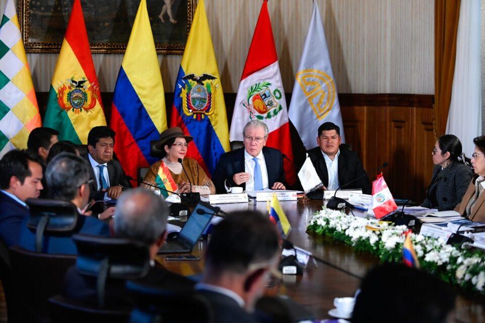 En reunión con la CAN, Bolivia reafirma su compromiso con la interoperabilidad en la región