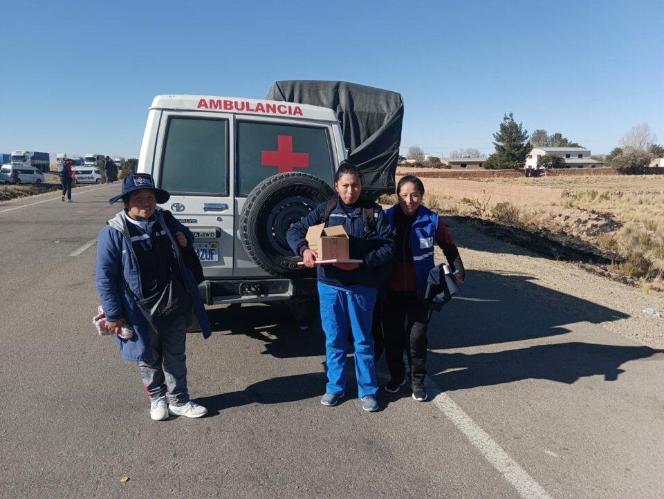 Al menos 310 atenciones médicas se brindaron en puntos de bloqueo del transporte