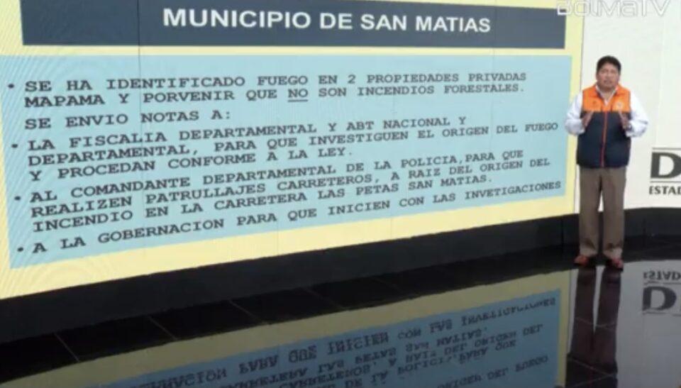 Se denuncian chaqueos provocados por “gente malintencionada” en Santa Cruz