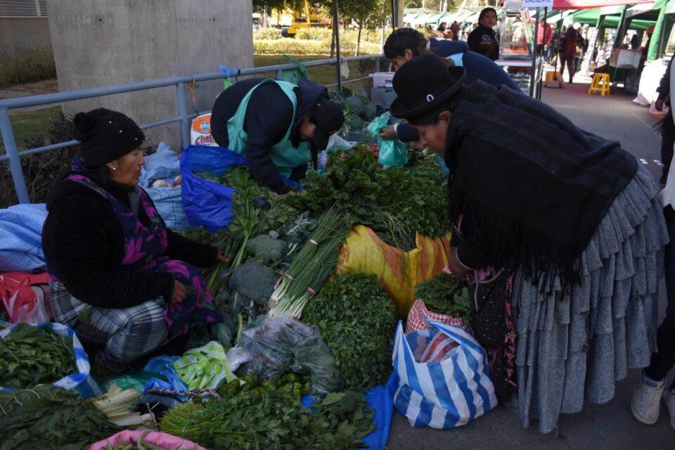 Las ferias ‘Del campo a la olla’ se instalan esta semana en El Alto, Cochabamba y Santa Cruz