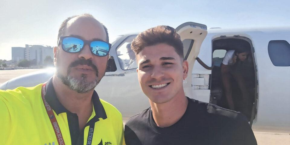 El Atlético presenta a Julián Álvarez