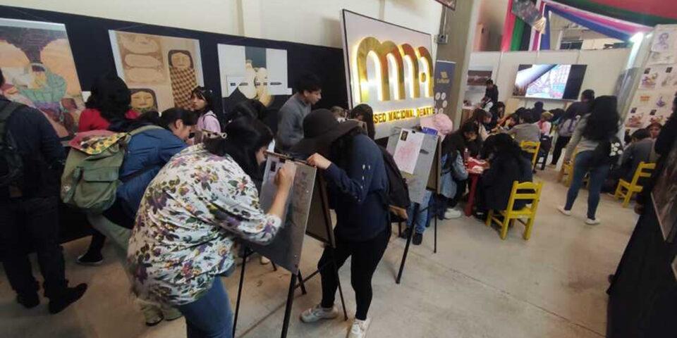 Museo Nacional de Arte rompe récord con 24.545 visitantes en la Feria del Libro La Paz