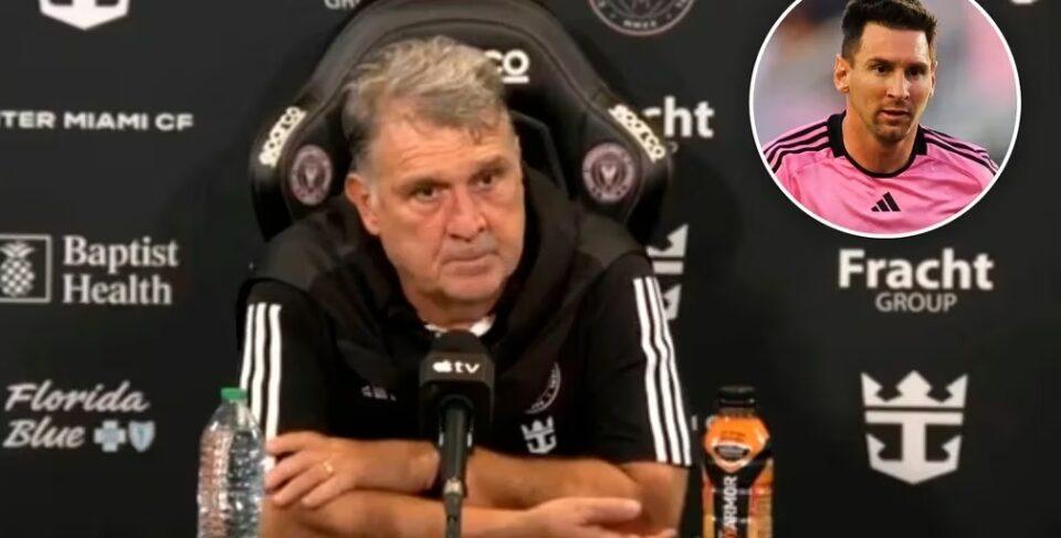 El Tata Martino reveló detalles de la recuperación de Lionel Messi: cuándo volvería a jugar