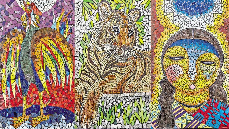 El mosaiquismo honra a Mamani Mamani