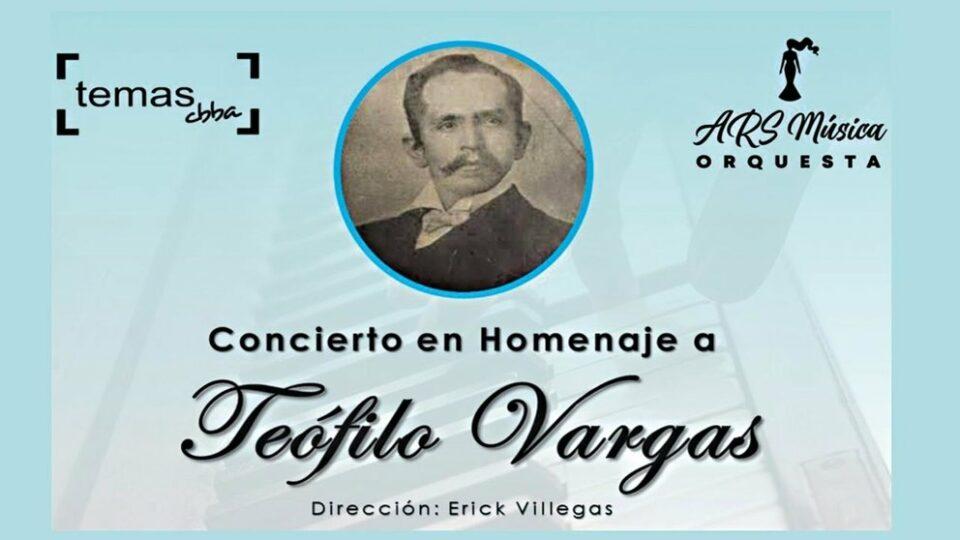 Concierto homenaje a Teófilo Vargas: ARS Música rinde tributo al destacado compositor cochabambino en el Comité Cívico