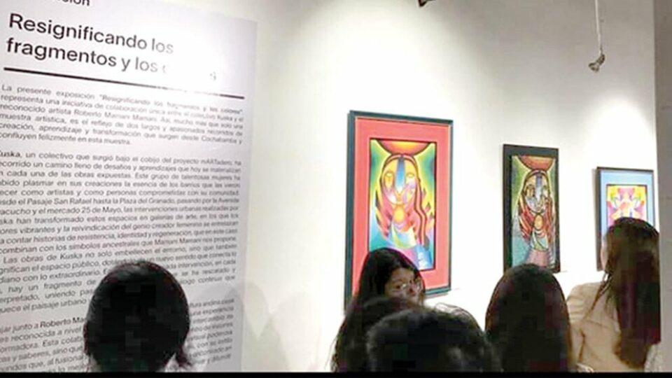 Mamani Mamani y el Colectivo Kuska cierran su exposición conjunta con gran éxito