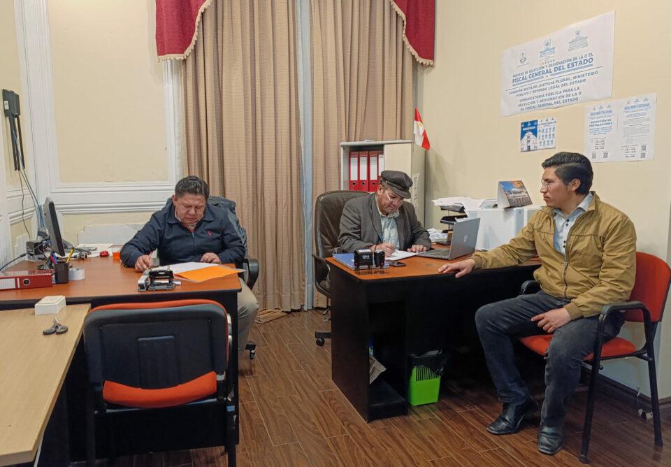 Seis aspirantes registrados a tres días del cierre de postulaciones para Fiscal General del Estado