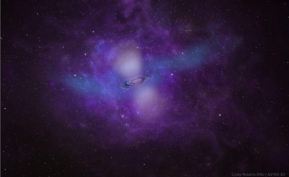 Estudio revela nuevas interacciones entre el medio circungaláctico y el disco luminoso de una galaxia a 270 millones de años luz