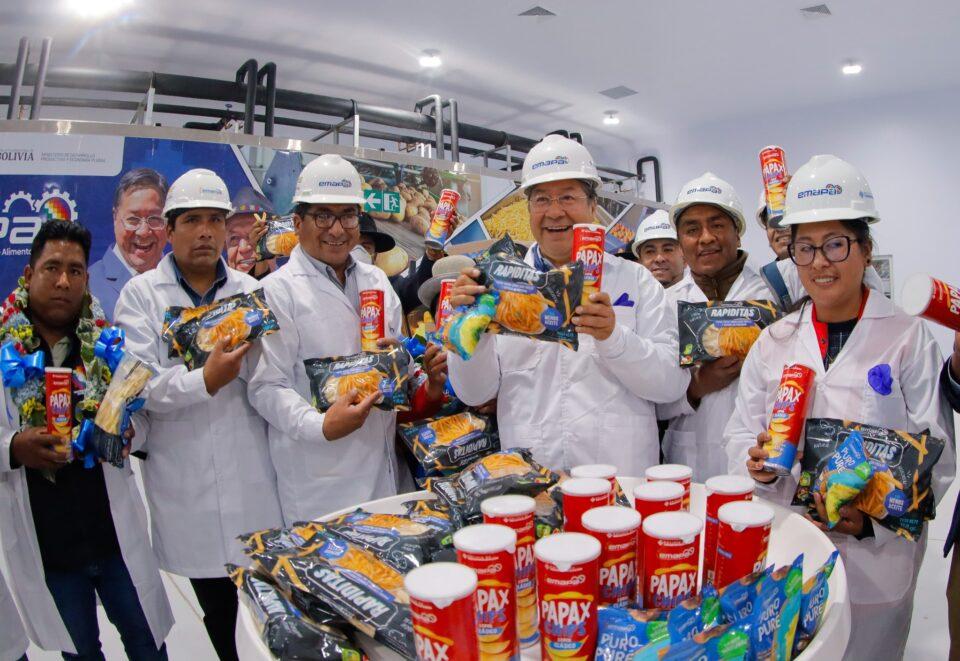 Planta de papa en El Alto sustituirá importaciones de cinco productos