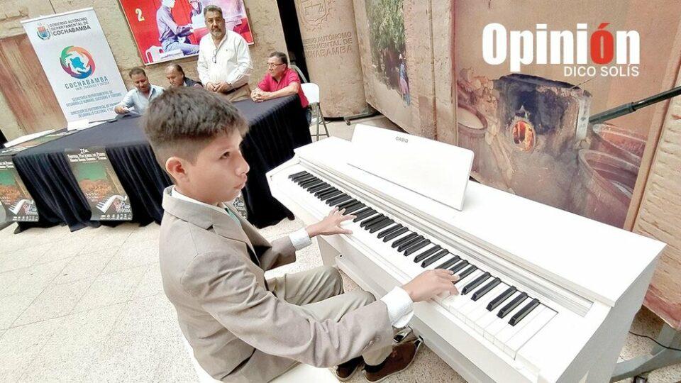 Cochabamba lanza la 21ª edición del Festival Nacional de Piano de Totora con música y danza