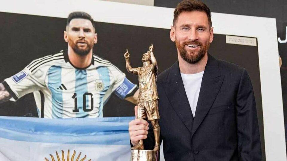 Messi es premiado como el jugador con más títulos: "He cumplido todos mis sueños"