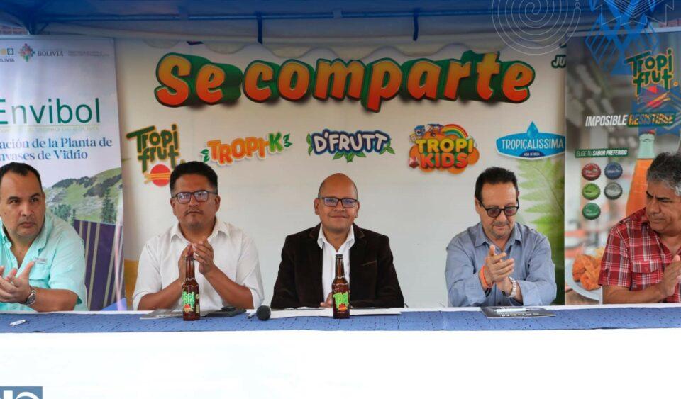 Envibol venderá 39,000 botellas a Tropifrut por Bs 94,000 en contrato que destaca la producción nacional