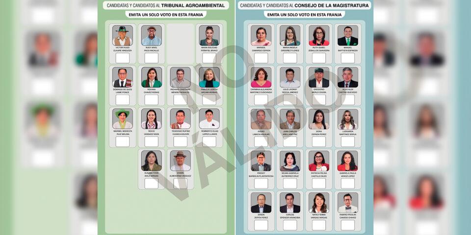 TSE presenta 10 papeletas para elecciones judiciales del 1 de diciembre, donde cada elector votará cinco veces