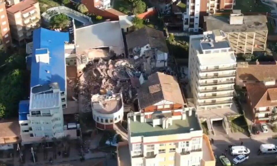 Anciano encontrado muerto tras el colapso de un edificio en Villa Gesell