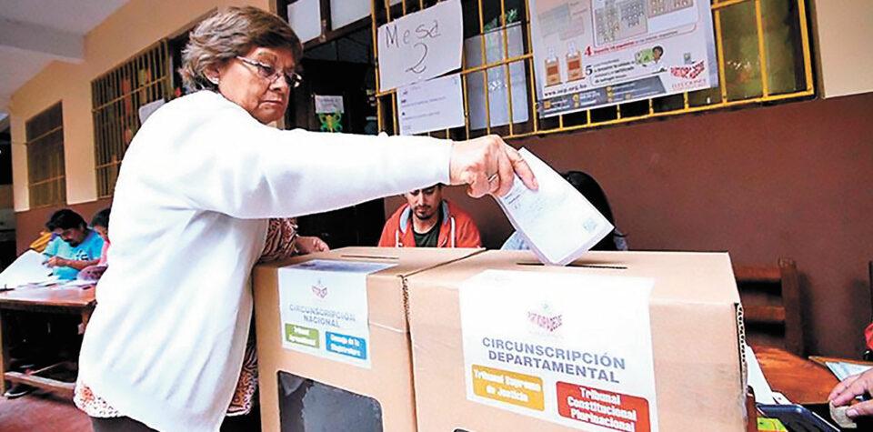 Elecciones judiciales: dos ánforas habilitadas en cada mesa electoral