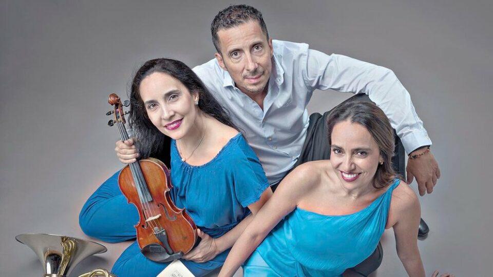 El trío latinoamericano Trivium estrena obras en gira por Bolivia con la pianista Marianela Aparicio