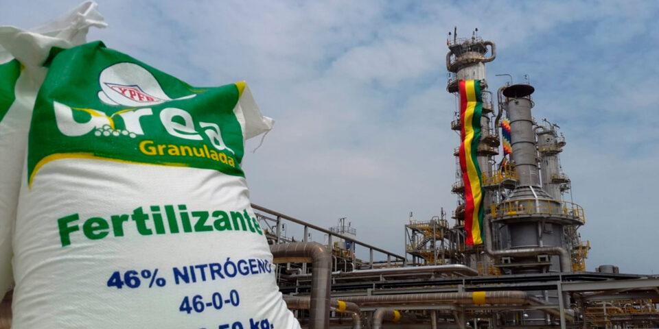 YPFB vende 4.300 toneladas de urea al año a tres empresas