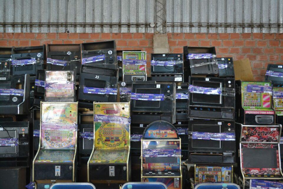 La Autoridad del Juego destruirá más de 600 máquinas ilegales