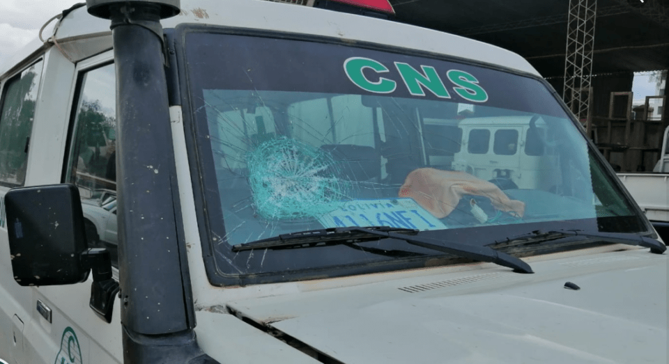 CNS presentará denuncia contra bloqueadores que ‘emboscaron’ ambulancia en Parotani