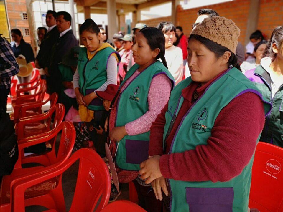 Mujeres de El Alto inauguran Planta de Acopio y Reciclaje Warmis Recicbol para cuidar el medioambiente