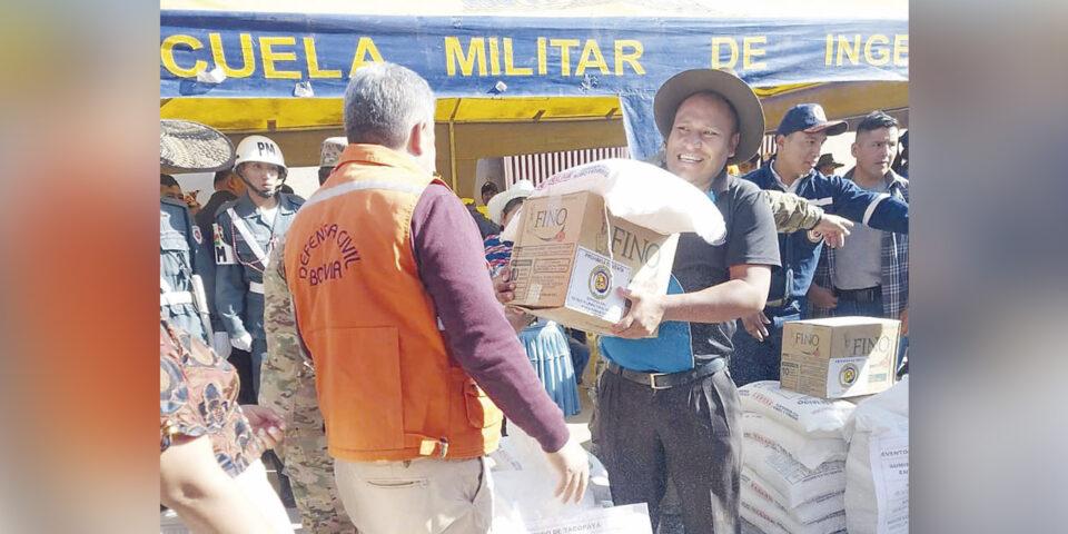 Gobierno Entrega 62 Toneladas de Ayuda Humanitaria a Municipios Afectados en Cochabamba