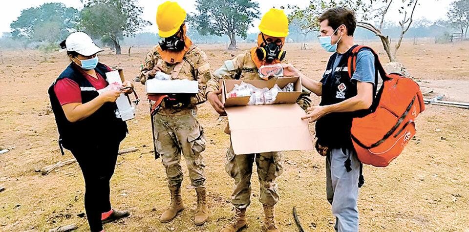 Atienden a cerca de 5 mil personas en 12 municipios afectados por incendios