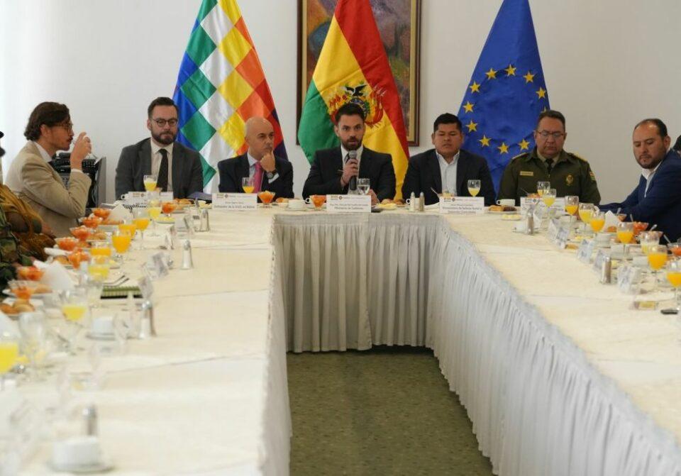 Bolivia y UE Reafirman Compromiso en la Lucha contra el Narcotráfico