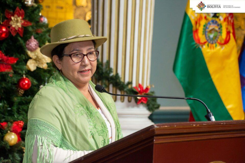 Celinda Sosa representará a Bolivia en la posesión de Claudia Sheinbaum como presidenta de México