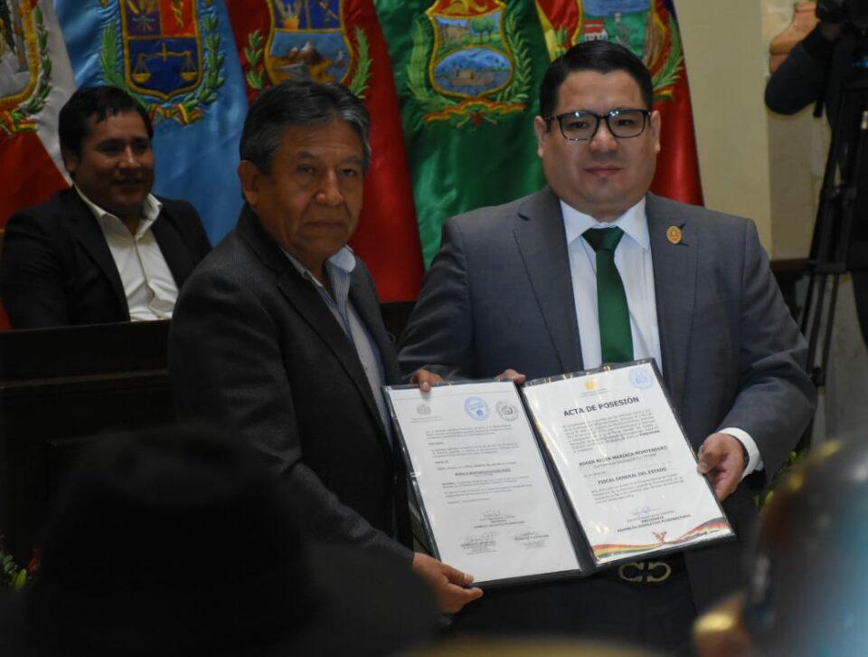 Choquehuanca insta al nuevo fiscal general a equilibrar y descolonizar la Justicia en Bolivia
