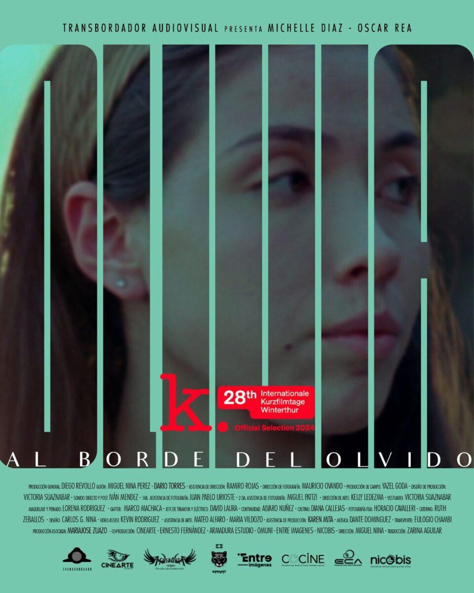 ‘Olivia’, el cortometraje boliviano de Miguel Nina, tendrá su premier mundial en Suiza