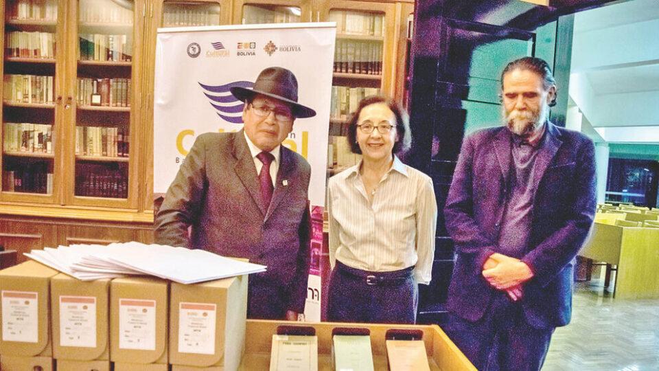 Más de 250 documentos de Marcial Tamayo son donados al Archivo Nacional de Bolivia