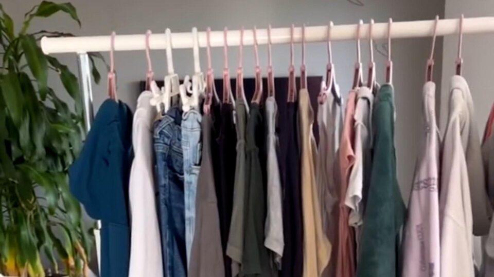 Innovador sistema japonés para colgar la ropa se vuelve viral en redes