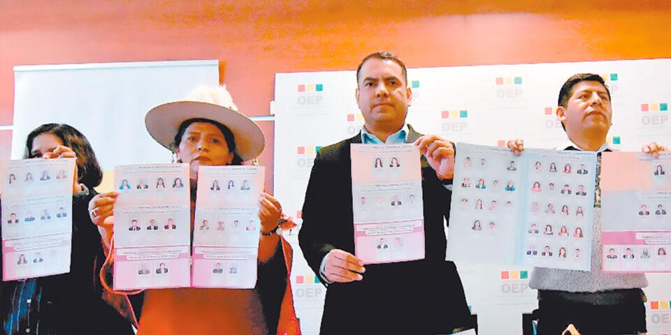 ¿Qué departamentos tendrán boletas de votación completas y cuáles no?