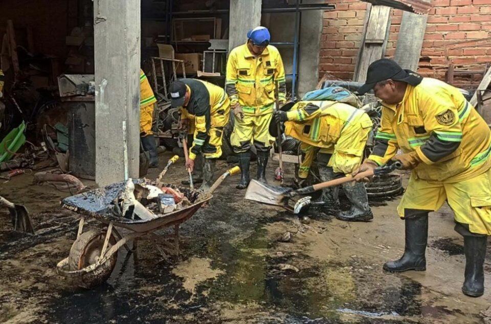 Alcalde de Tarija declara emergencia por desborde de quebrada