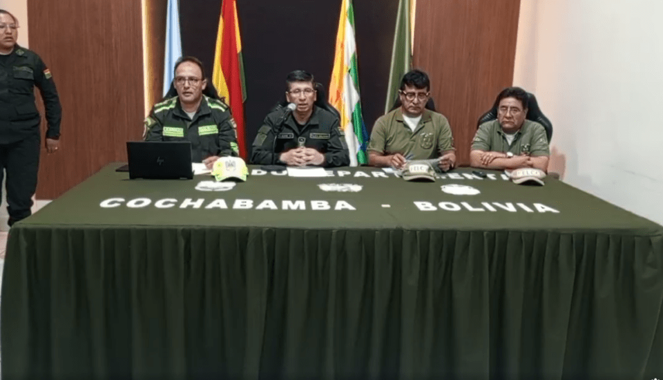 Policía evalúa regreso de efectivos al Trópico de Cochabamba