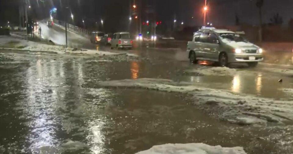Intensa lluvia y granizada afectan a La Paz; Alcaldía recomienda precauciones