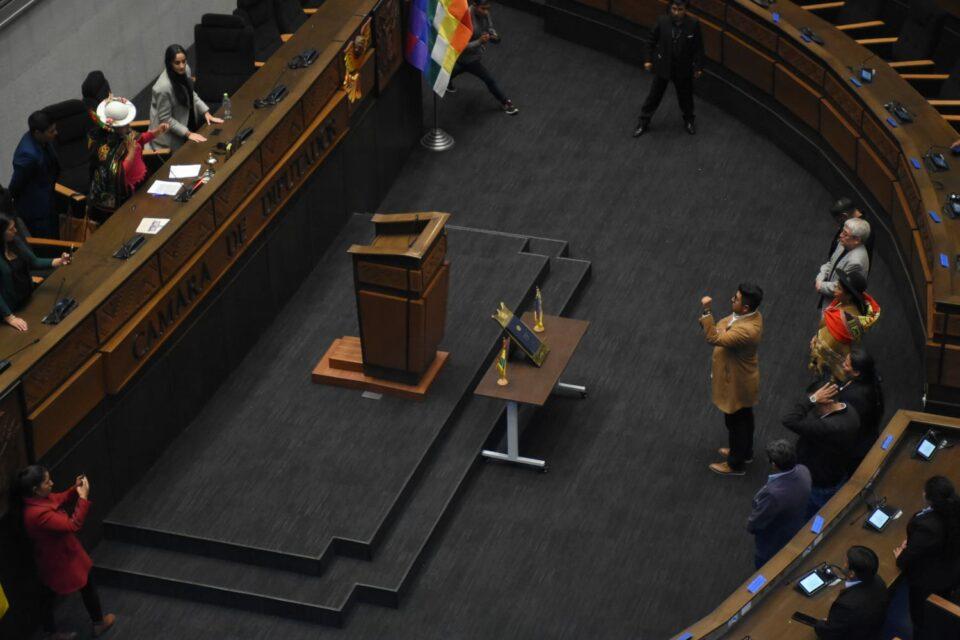 Omar Yujra asume la presidencia de la Cámara de Diputados