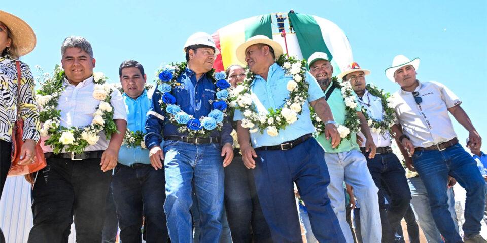 Arce inaugura Planta de Transformación de Soya en San Julián