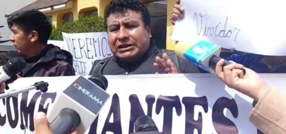 Amautas denuncian complicidad de Basilia C. y Rodolfo Mancilla para ampliar puestos en la avenida Panorámica