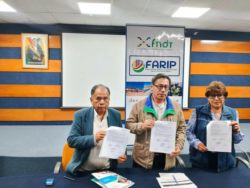 Vinto invertirá Bs 9,7 millones para pavimentar una vía en Cochabamba