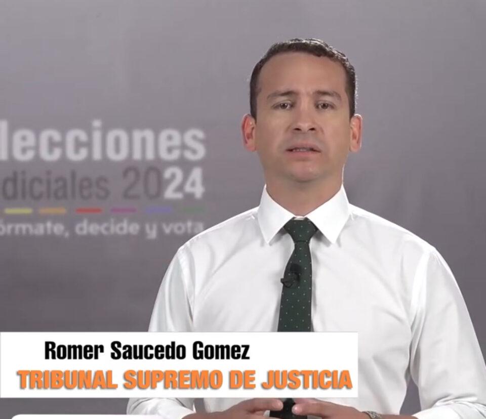 Romer Saucedo Gómez es electo magistrado titular del TSJ por Santa Cruz con más de 730.000 votos