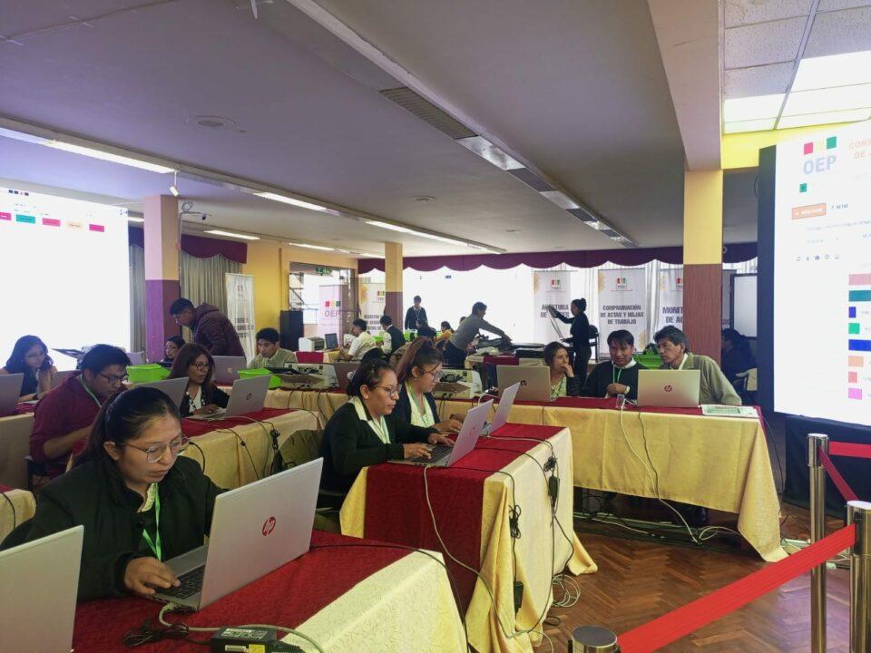 TED de La Paz difunde resultados parciales para transparentar datos