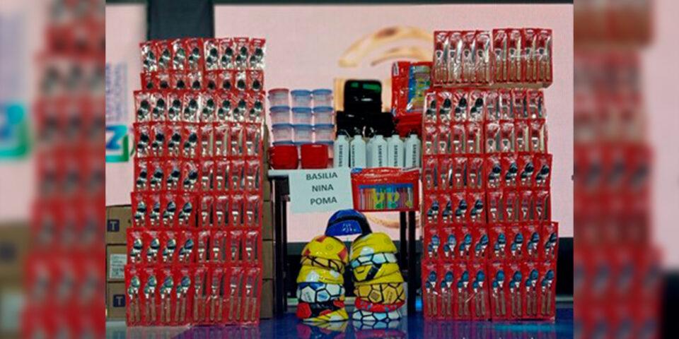 Lotería brinda ayuda social a dos familias de la ciudad de La Paz