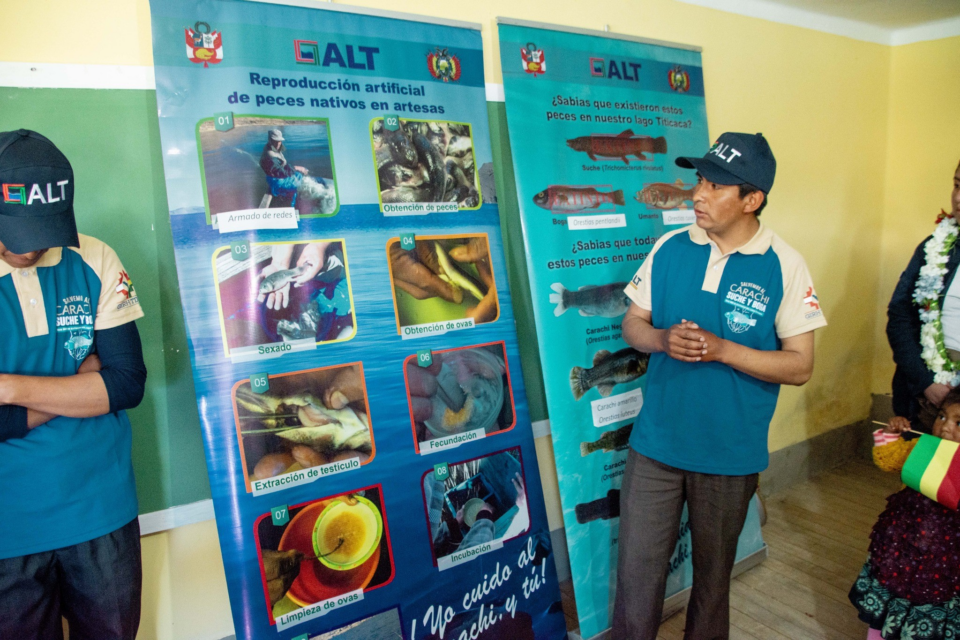 Bolivia y Perú entregan tercer laboratorio móvil para la reproducción de peces nativos en el Lago Titicaca