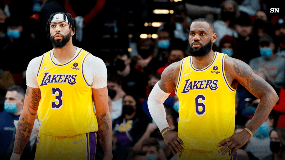 Los Lakers en acción competitiva
